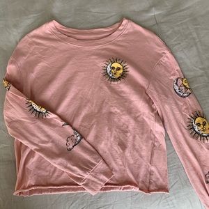 NWOT | rebellious one | cropped long sleeve